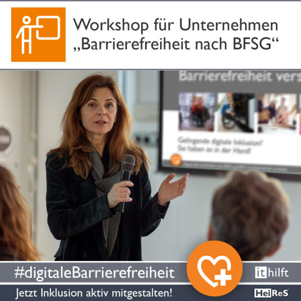 Praxis-Workshop Barrierefreiheit für Unternehmen