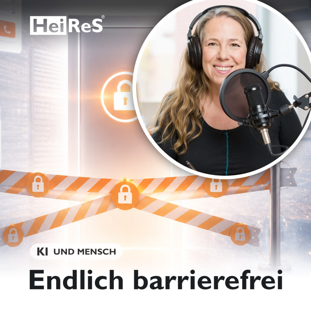 Digitale Barriere vor einer leuchtenden Tür. Erstellt durch KI und Mensch.